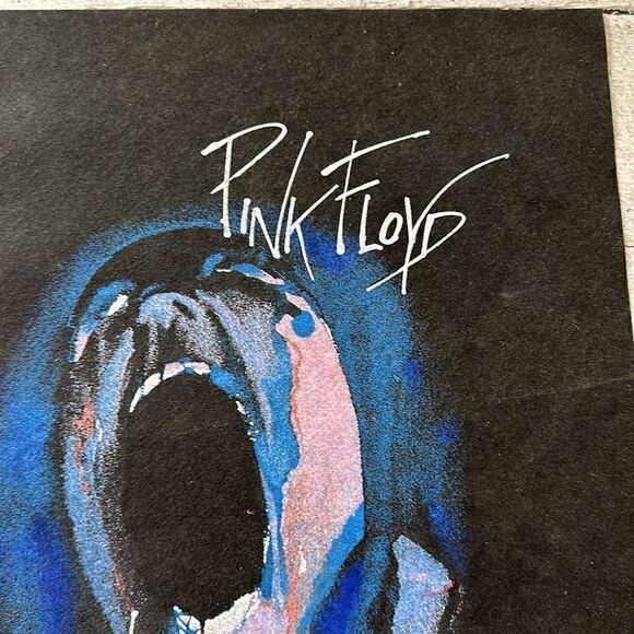 Vintage 82 Gerald Scarfe Pink Floyd The Wall Painting On Felted Fabric - Picture 4 of 6